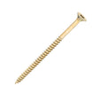 Sidax 6.0 x 100mm Countersunk Pozi Pz3, CHP01 General-Purpose Woodscrew, Zinc & Yellow CHP01-060100