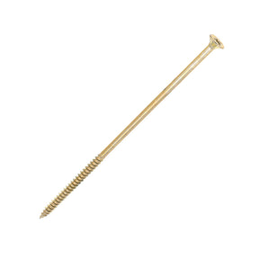 Sidax 6.0 x 180mm Countersunk Pozi Pz3, CHP01 General-Purpose Woodscrew, Zinc & Yellow CHP01-060180