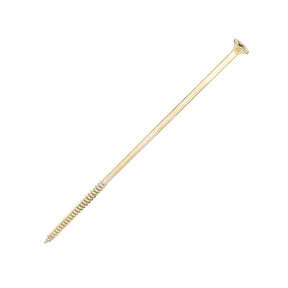 Sidax 6.0 x 200mm Countersunk Pozi Pz3, CHP01 General-Purpose Woodscrew, Zinc & Yellow CHP01-060200