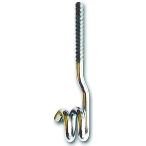 M6 x 45 Pig Tail Threaded Bolt, Zinc Plated, 90kg SWL (118mm Overall)