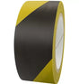 Black & Yellow Hazard Adhesive Tape 50mm x 33 Metre