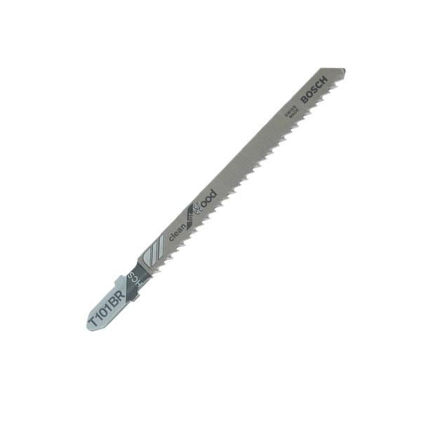 Bosch T101BR 100mm Jigsaw Blade for wood 3-30mm (Pack Of 5) P/No. 2 608 630 014