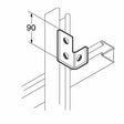 SB601 / P1038 Right Hand L Corner Bracket, Unistrut compatible, galvanised