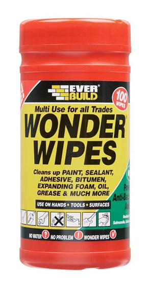 Everbuild Wonder Wipes Tub of 100