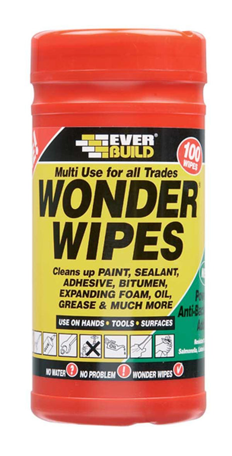 Everbuild Wonder Wipes Tub of 100