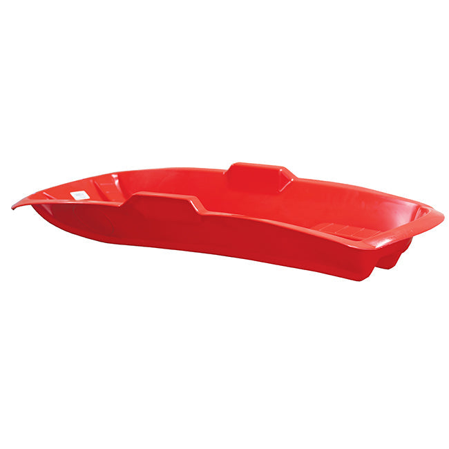 BobKat Red Plastic Sledge with Nylon Rope