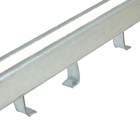 Deep Cast-In Channel x 3 Metre, 41mm x 41mmx 2.5mm, Polysteyrene insert. Mild steel pre-galvanised, Unistrut product P3270