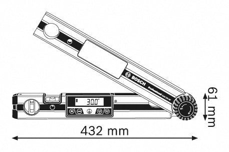 Bosch GAM220MF Digital Angle Measurer + Mitre Finder
