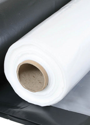 4M x 25M x 600 Gauge Clear Heavy Duty Poly Sheeting