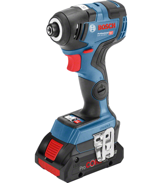 Bosch GDR 18V-200 C Impact Driver, 2 x 5.0Ah Batteries in L-Boxx