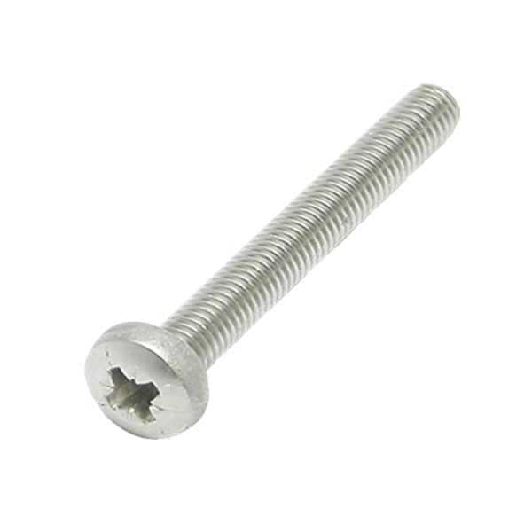 M6 x 70 Machine Screw, Pan Pozi No.3 Stainless Steel A2 (304)