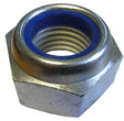M33 Nyloc Nut Steel Bright Zinc Plated, Class 6 DIN 985 Type T
