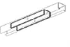 Internal Shallow Connector, Unistrut compatible SB653/21 P1219