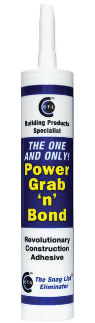 CT1 Power Grab 'n' Bond Construction Adhesive, Black 290ml