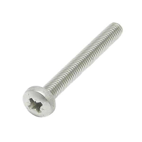 M8 x 50 Machine Screw, Pan Pozi No.3 Stainless Steel A2 (304)