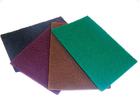 Black Medium Abrasive Hand Pad 152 x 229mm