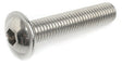 M5 x 16 Flange Button Socket Screw, Stainless Steel A2 (304), ISO 7380-2