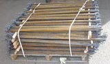 1.24 Metre (1200mm) x 1/2" Standard Barrier Fencing Steel Self Colour Pins