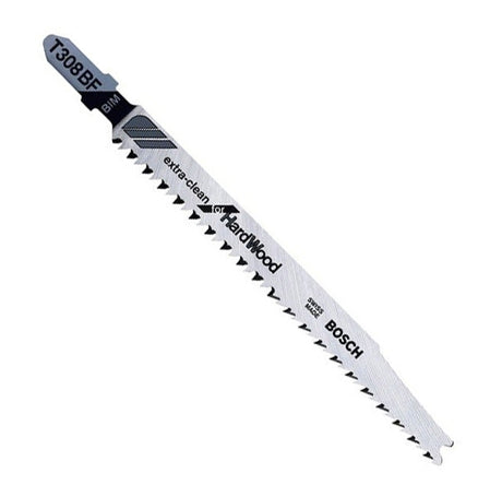 Bosch T308BF 132mm Jigsaw Blade Expert for wood 5-50mm (Pack Of 5) P/No. 2 608 636 569