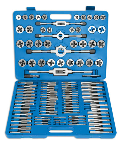 Laser 110 Piece Tap & Die Set 4554