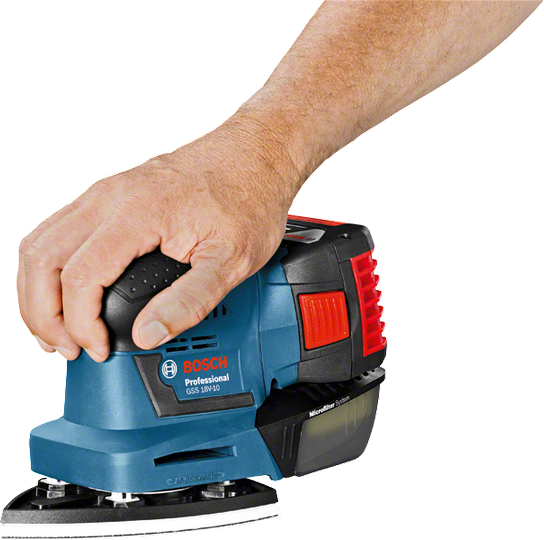 Bosch GSS 18V-10 Cordless Palm Sander (No Battery)