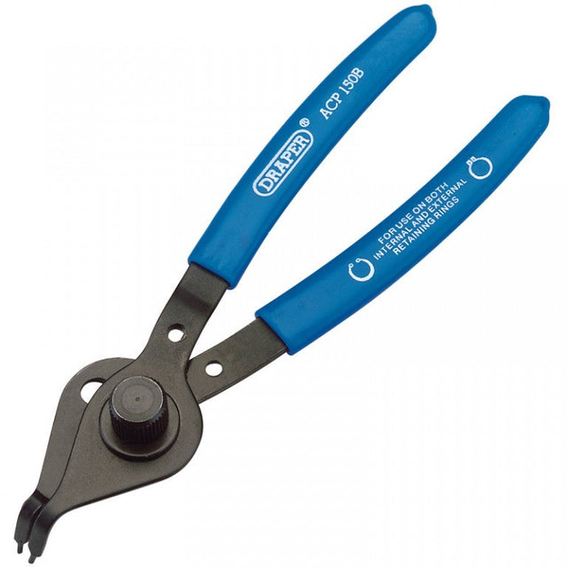 Draper 90 Degree Bent Nose Reversible Circlip Plier ACP150B