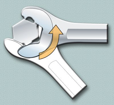 Unior 8 x 140mm IBEX Fast Action Combination Spanner 611762