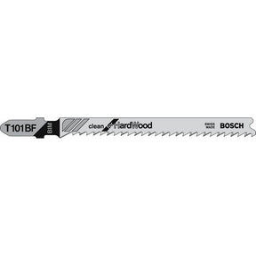 Bosch T101BF 100mm Jigsaw Blade for wood 3-30mm (Pack Of 5) P/No. 2 608 634 234