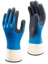 Size 9 (XL) Showa 377 Foam Nitrile Grip Wet / Dry Gloves SHO3774 (1 pair)