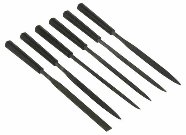 Stanley 6 Piece Needle File Set 150mm 0-22-500