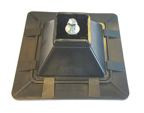 Minifoot 160mm x 160mm x H55mm for 41mm Channel, Black
