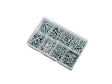 330pce 8-12g Pan Pozi AB Self Tapping Screw Kit. Bright Zinc Plated. Kitmaster KM105104