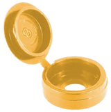Yellow Hinged Screw Cap Small for Screws 3.5 - 5mm SHCCYELLOWP