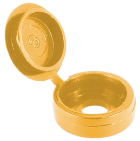 Yellow Hinged Screw Cap Small for Screws 3.5 - 5mm SHCCYELLOWP