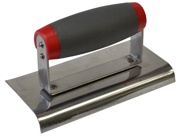 Faithfull Soft-Grip Edging Steel Trowel (150 x 75mm) FAISGTEDGESS
