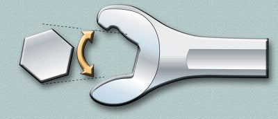 Unior 24 x 321mm IBEX Fast Action Combination Spanner 611773