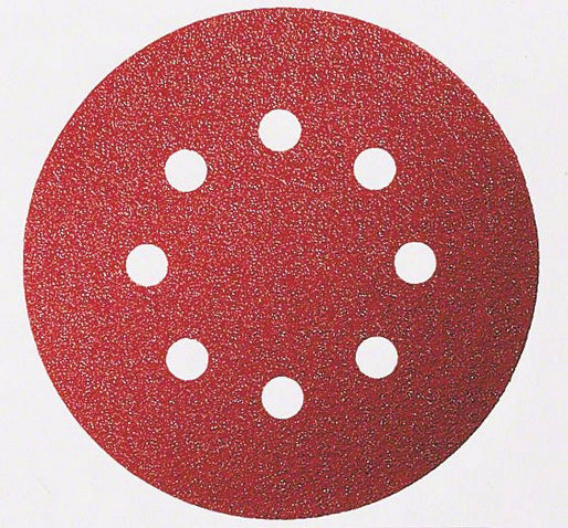 80 Grit 150mm Bosch Random Orbit Sanding Disc (Pack of 5) 2 608 605 718