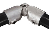 Adjustable Elbow Size 8(G40) BC53-8 125H-D48 Handrail Fitting, Galvanised (Kee Klamp Compatiable)