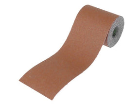 115mm x 5 Metre 120 Grit Alum Oxide Red Sand Paper Roll Heavy Duty