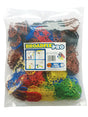 Plastic Packing Shims Small Assorted Pack of 200, Polypropylene 43mm x 55mm Slotted