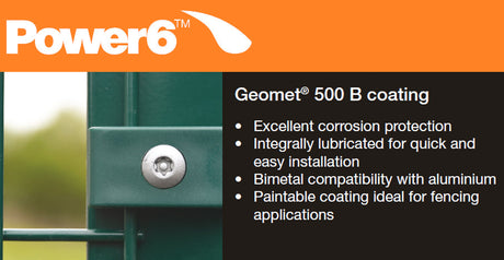 M8 x 35 Pan Power6 Tritap Security Screw Geomet