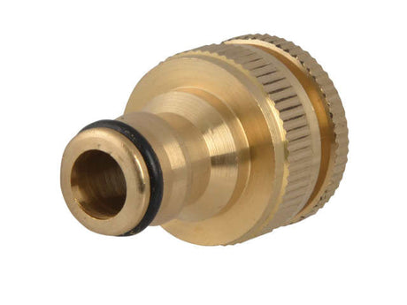Faithfull FAIHOSETC Brass Dual Tap Connector 1/2" and 3/4"