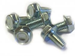 M10 x 40  Hexagon Head Taptite alternative screws, Steel Bright Zinc Plated DIN 7500