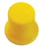 M12 x 20mm Yellow Shouldered Push On Plastic Stud / Studding Cap