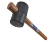 Faithfull Rubber Mallet Black (39oz) Hickory Shaft