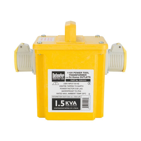 Transformer 1.5 KVA 2x16amp Outlet 110V