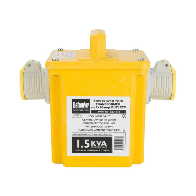Transformer 1.5 KVA 2x16amp Outlet 110V