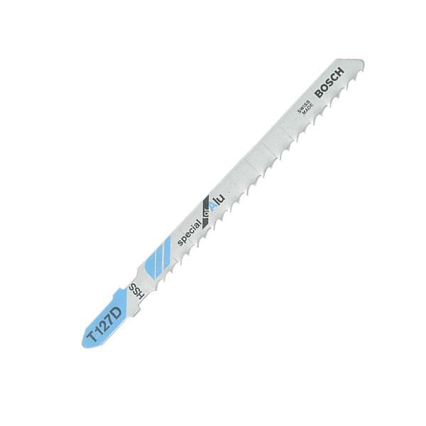 Bosch T127D 100mm Jigsaw Blade for metal 30mm (Pack Of 5) P/No. 2 608 631 017