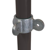 Corner Male Swivel C38 Size 7 (G32) Handrail Fitting, Galvanised 168M-C42 (Kee Klamp Compatible M52-7)