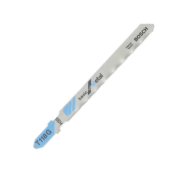 Bosch T118G 92mm Jigsaw Blade for metal 0.5-1.5mm (Pack Of 5) P/No. 2 608 631 012